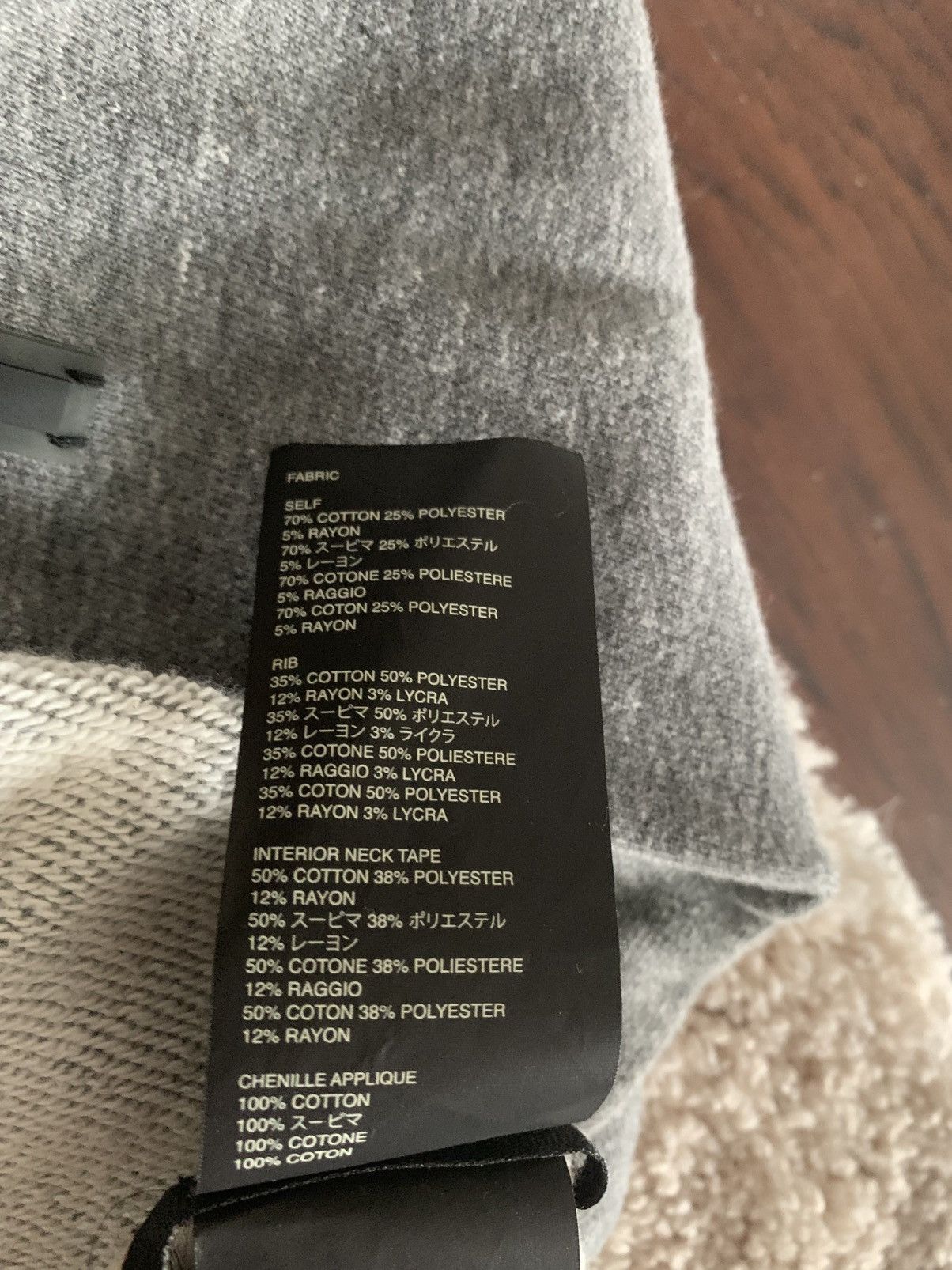 Fear of God Fear of God 6th Collection Grey FG Hoodie Size US M / EU 48-50 / 2 - 3 Thumbnail