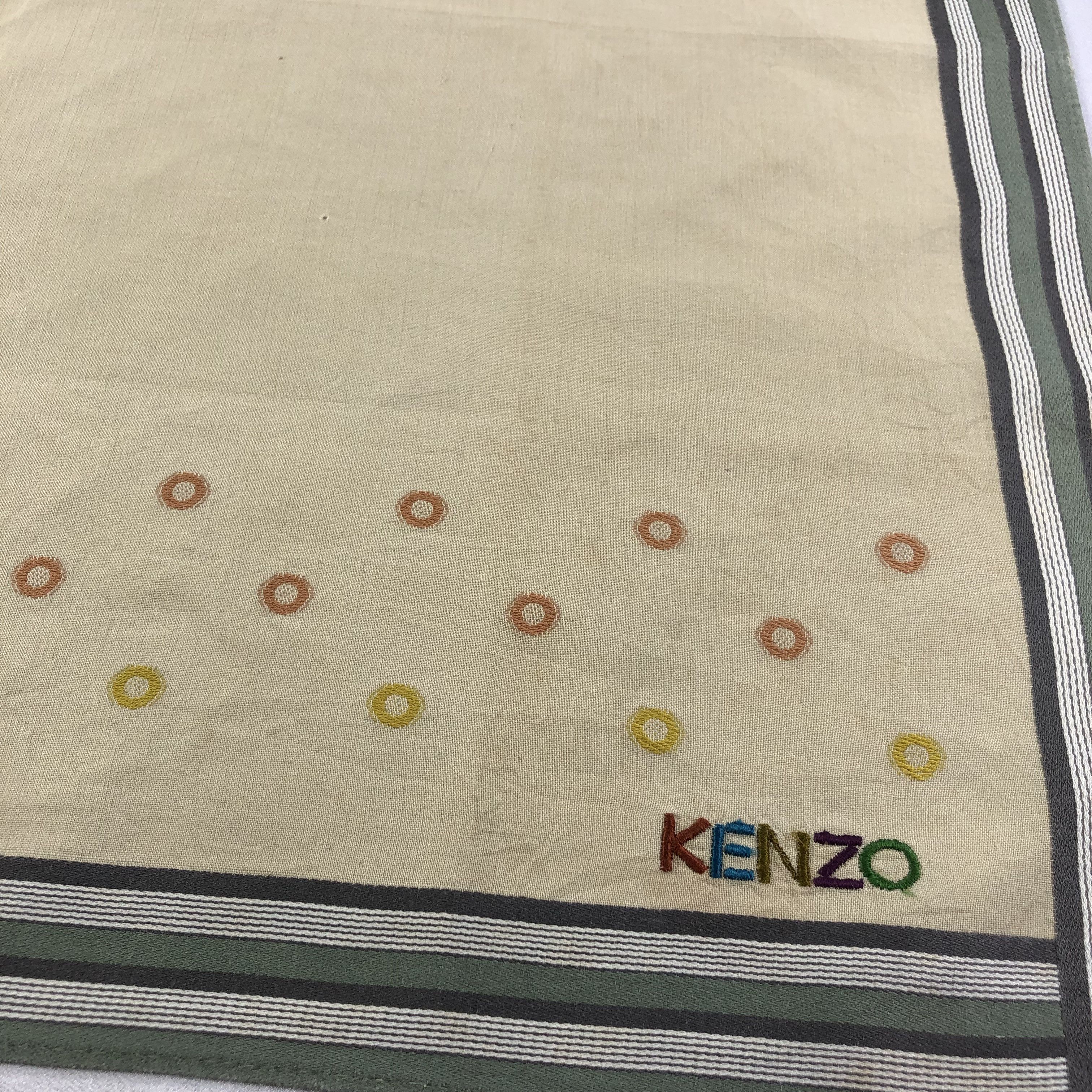 Kenzo Kenzo Handkerchief Neckerchief Bandana H2128 Size ONE SIZE - 5 Thumbnail