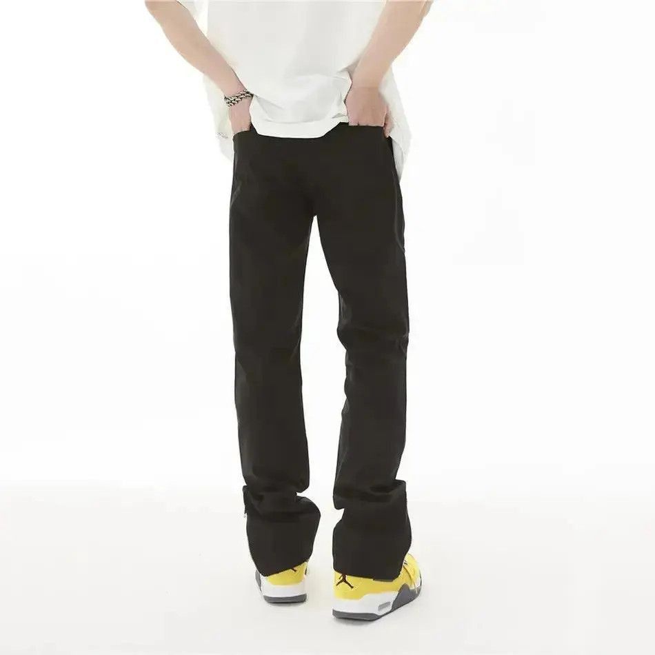 Japanese Brand Cargo Pants Men Black Unisex Dungarees Trousers Wide Leg Size US 30 / EU 46 - 3 Thumbnail