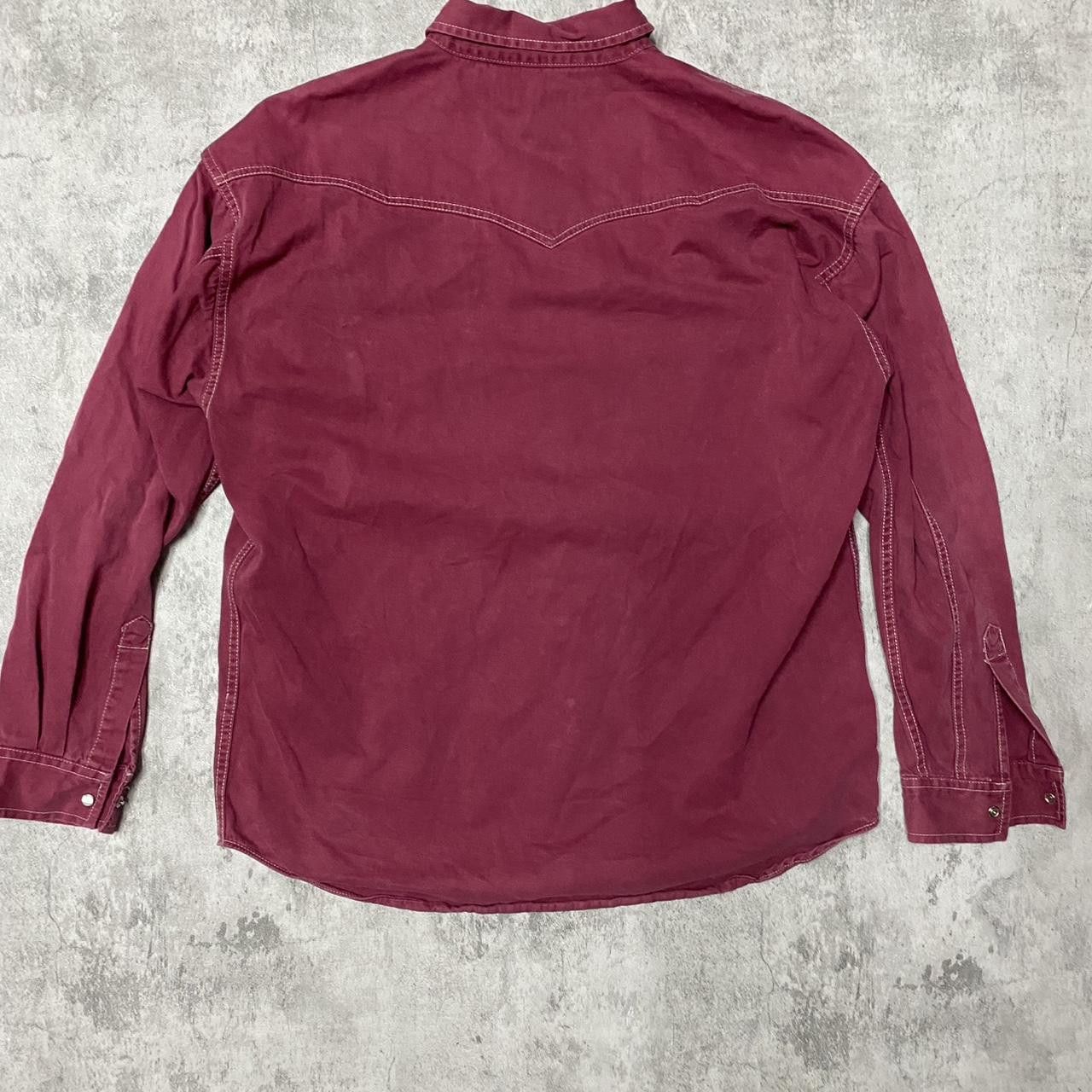 Other Burgundy button up shirt #westernvibes Size US L / EU 52-54 / 3 - 4 Thumbnail