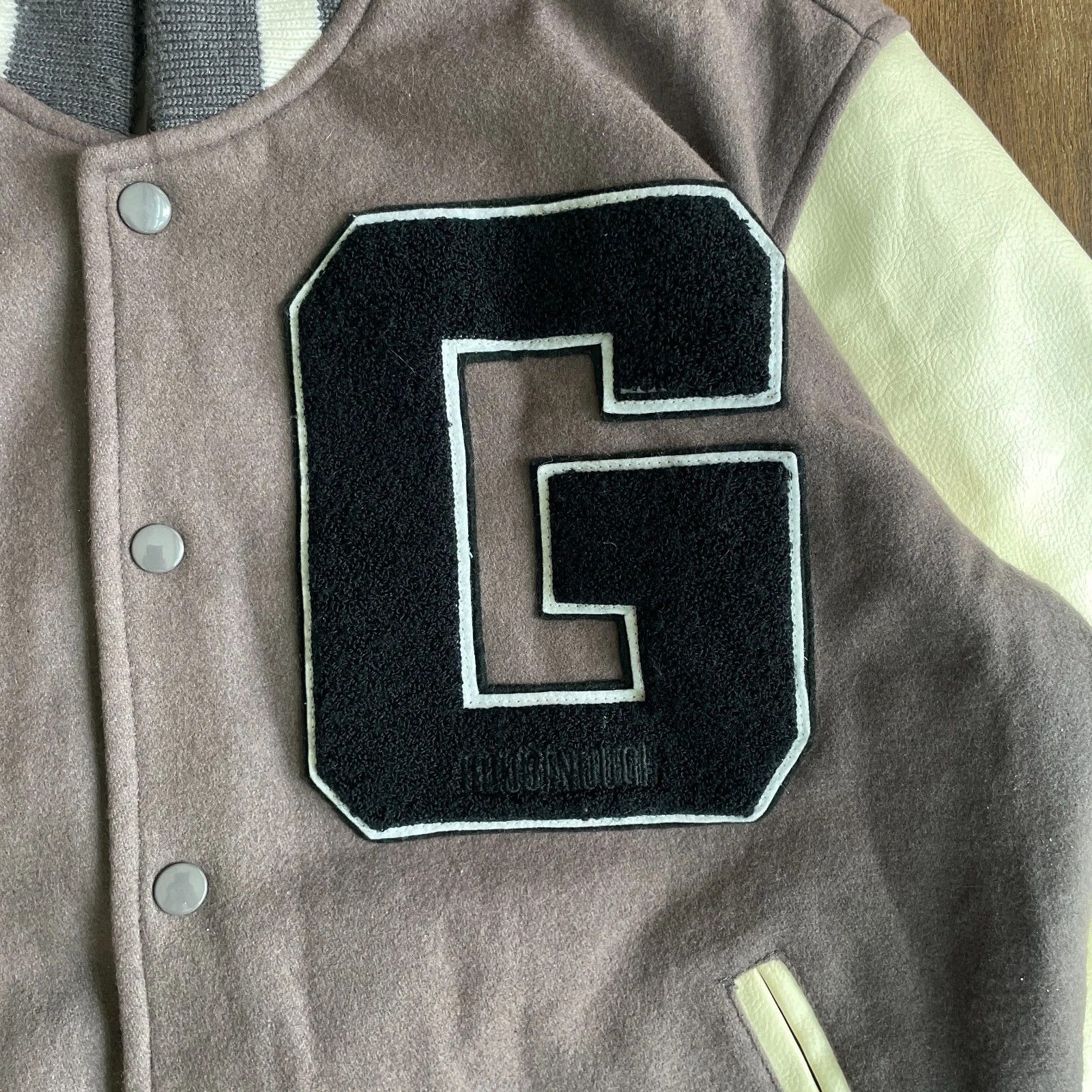 GOODENOUGH Goodenough 1994 Varsity Jacket Big G logo Leather Sleeves Size US M / EU 48-50 / 2 - 3 Thumbnail