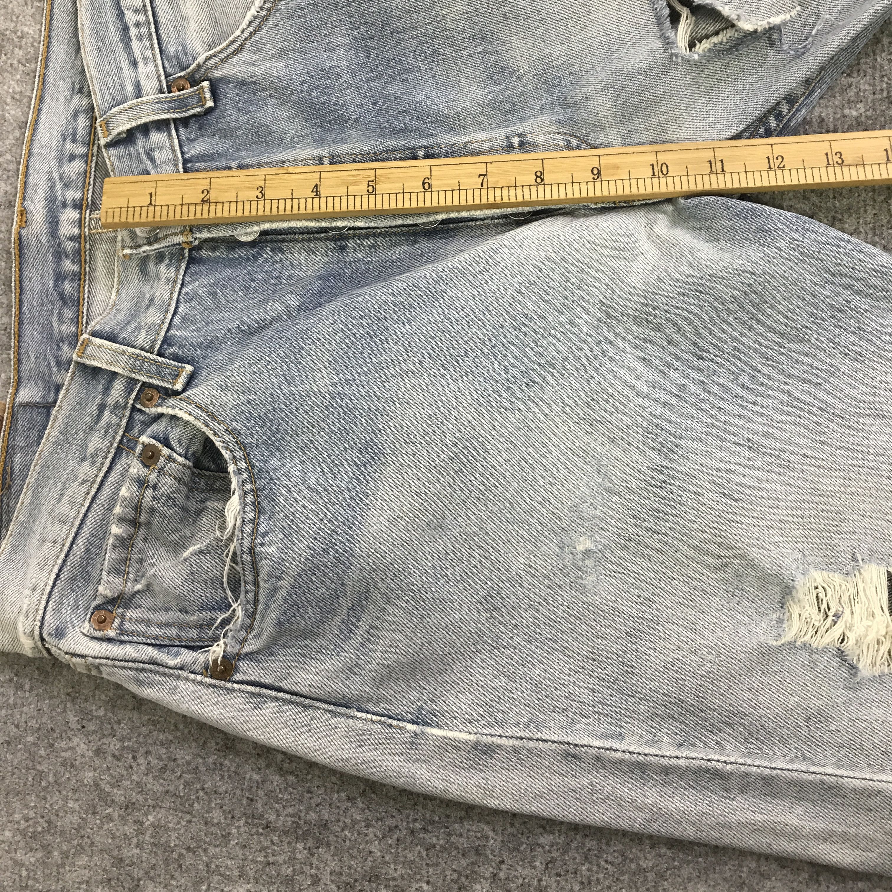 Levi's LEVIS DISTRESSED DENIM WASH FADED PANTA K118B5 Size US 32 / EU 48 - 8 Thumbnail