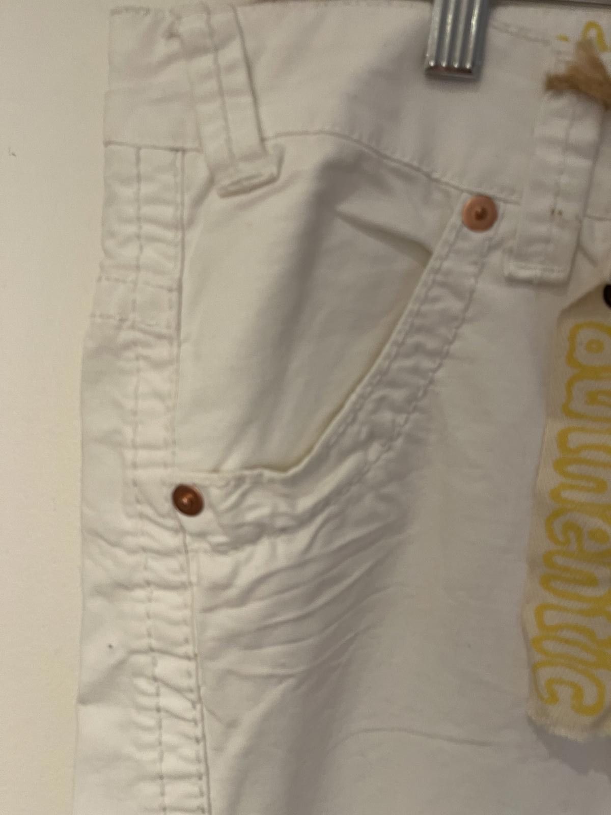 M.E. Sport M&S white authentic cropped demin jeans Size 41" - 2 Thumbnail
