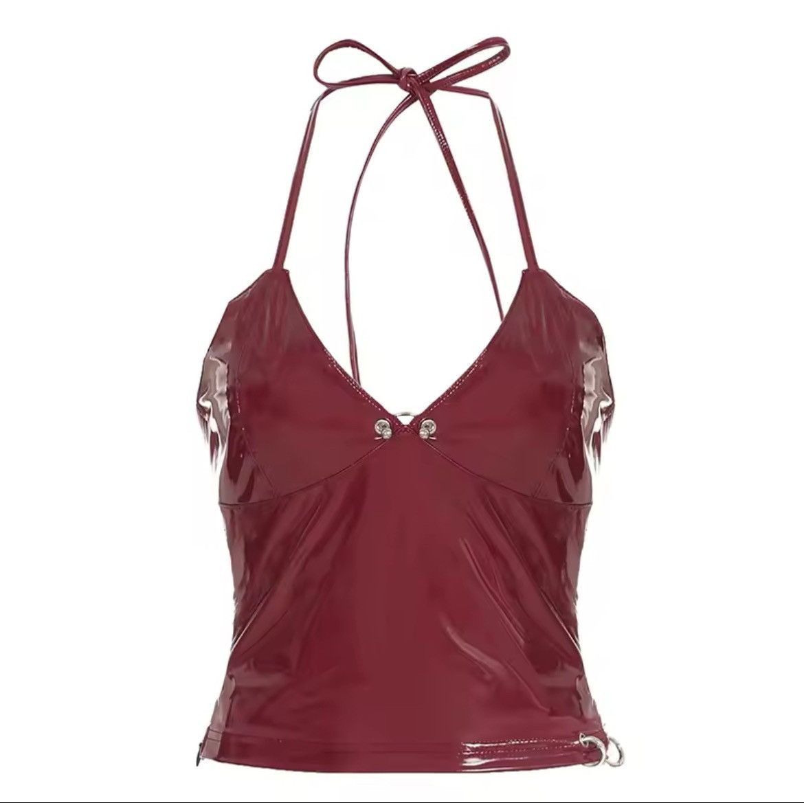 Other Shiny red crop top Size M / US 6-8 / IT 42-44 - 3 Thumbnail