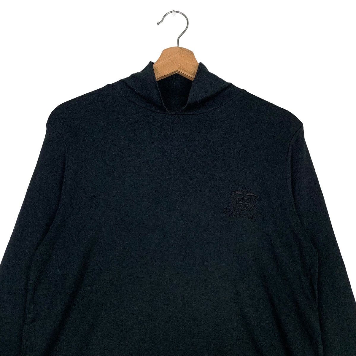 DKNY DKNY Black Plain Turtle Neck Long Sleeve T Shirt #0345-C16 Size US M / EU 48-50 / 2 - 3 Thumbnail