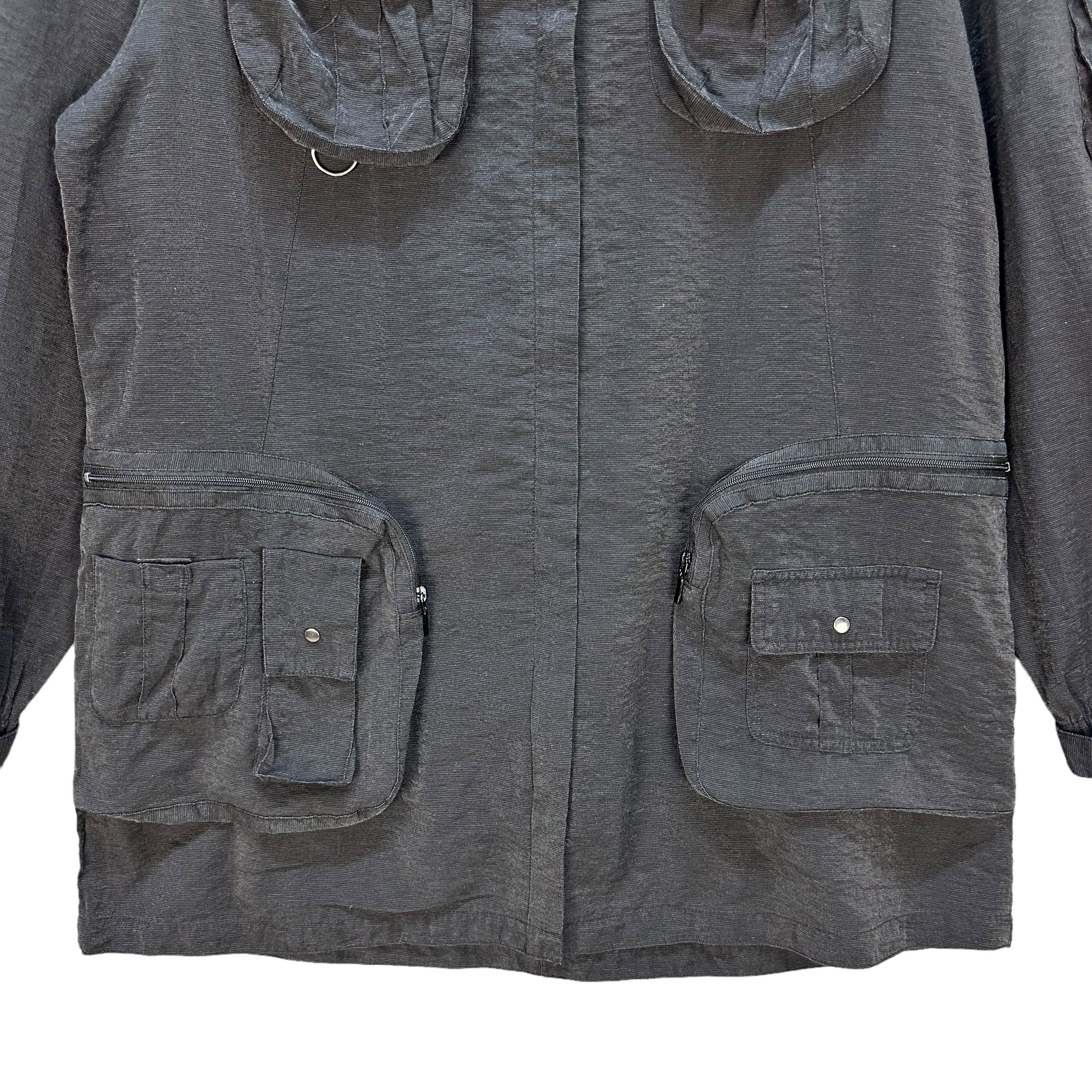 Japanese Brand EFAN Multipocket Avant Garde Jacket #A30-0688 Size M / US 6-8 / IT 42-44 - 3 Thumbnail
