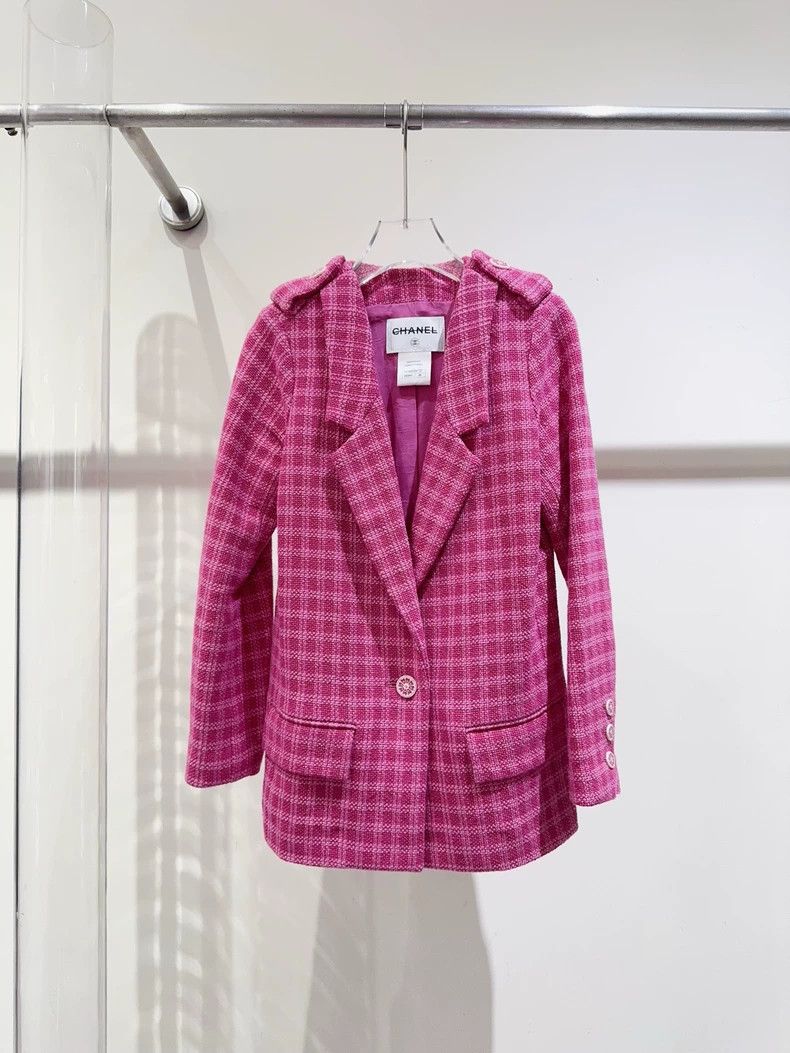 Chanel Chanel Seoul series rose-red jacket 2503-Nextarrow Size XS / US 0-2 / IT 36-38 - 1 Thumbnail