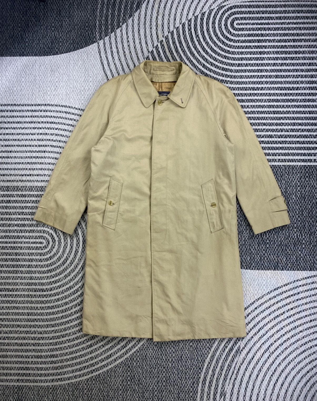 Burberry Vintage Burberrys Nova Checked Trench Coat Size US L / EU 52-54 / 3 - 2 Thumbnail