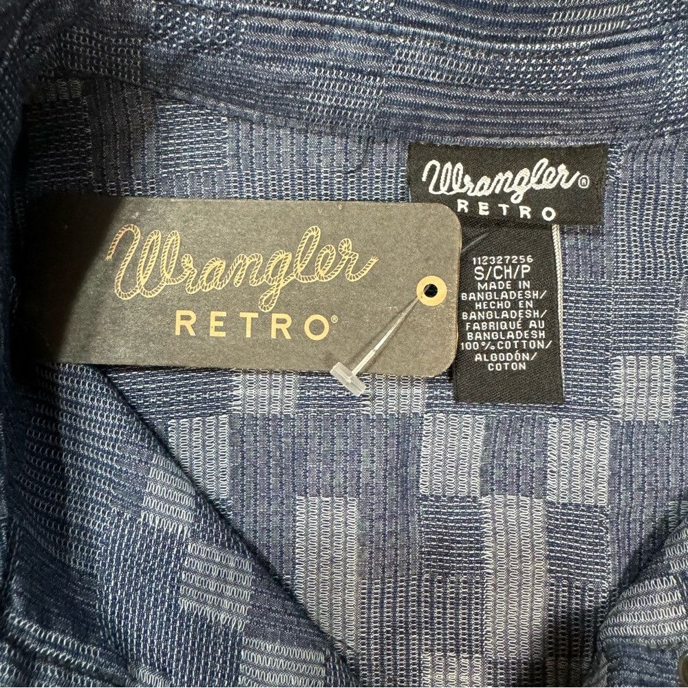 Wrangler NWT New Wrangler Retro Subtle Fray Western Snap Shirt Size Size S / US 4 / IT 40 - 7 Thumbnail