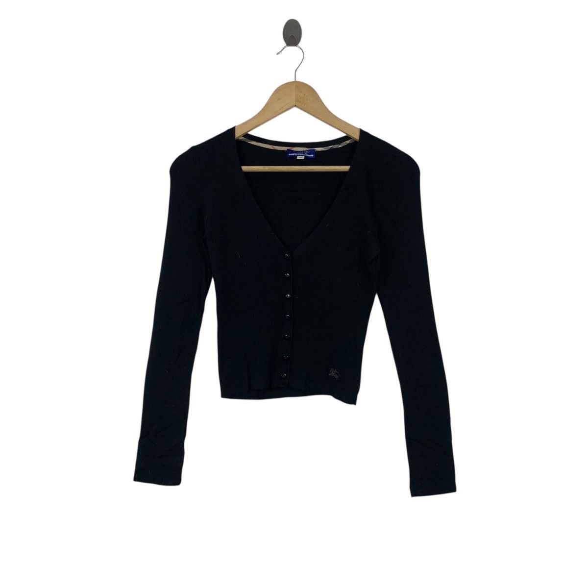 Burberry Vintage BURBERRY LONDON BLUE LABEL Knitwear Cardigan Tee Size XXS / US 00 / IT 34 - 1 Thumbnail