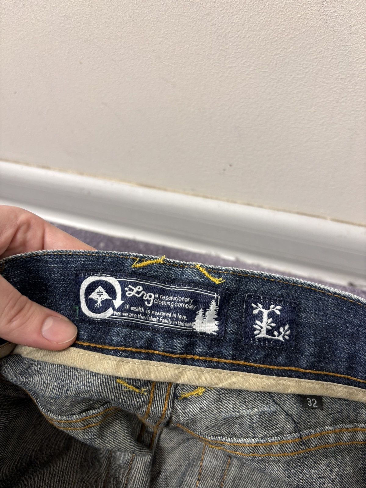 LRG Vintage Lifted Research Group LRG Blue Baggy Denim Jeans Size US 32 / EU 48 - 15 Thumbnail