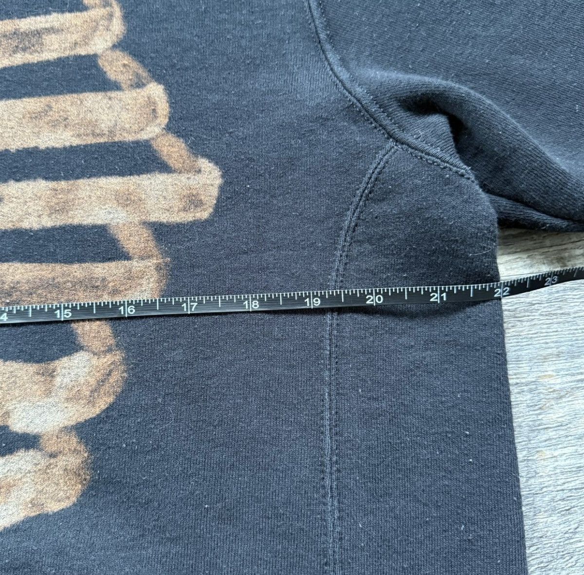 Russell Athletic Handmade bleached skeleton hoodie Size US L / EU 52-54 / 3 - 5 Thumbnail