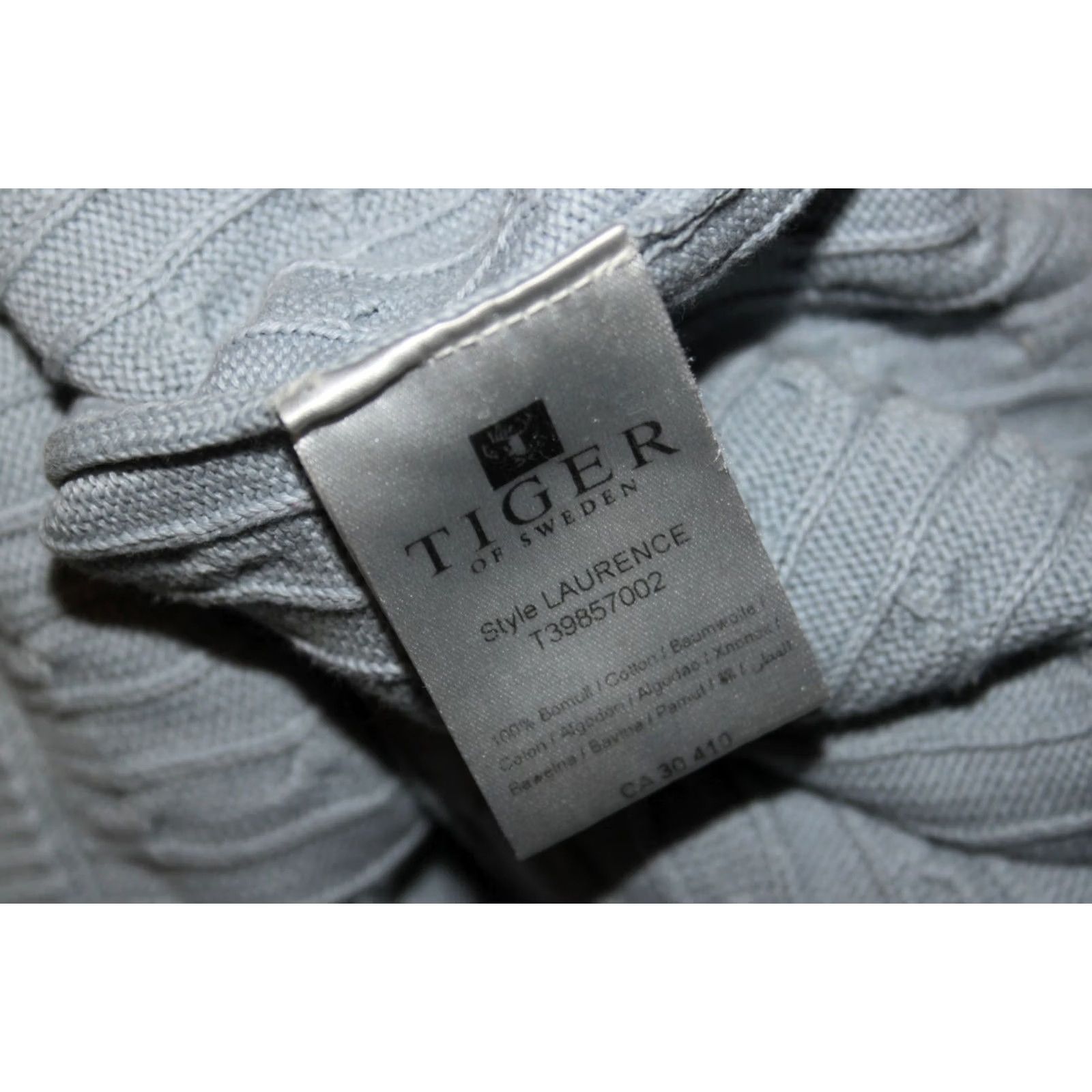 Tiger of Sweden Tiger of Sweden mens Jumper Cotton Blue Size S Size US S / EU 44-46 / 1 - 6 Thumbnail