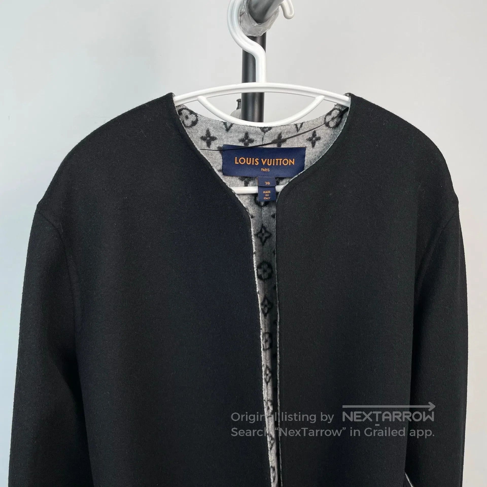 Louis Vuitton Louis Vuitton Black inner full-printed old flower mid-leng Size XS / US 0-2 / IT 36-38 - 3 Thumbnail