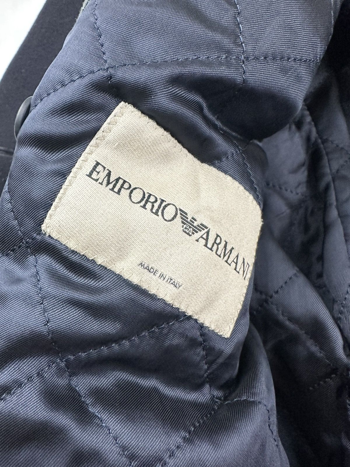 Emporio Armani Emporio armani heavy coat Size US L / EU 52-54 / 3 - 6 Thumbnail