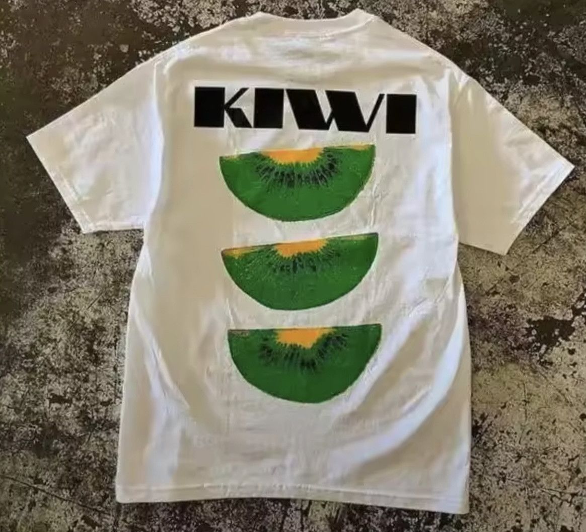 Japanese Brand Streetwear Kiwi Fruit White T-Shirt Punk Graphic Tees Size US XXL / EU 58 / 5 - 1 Thumbnail