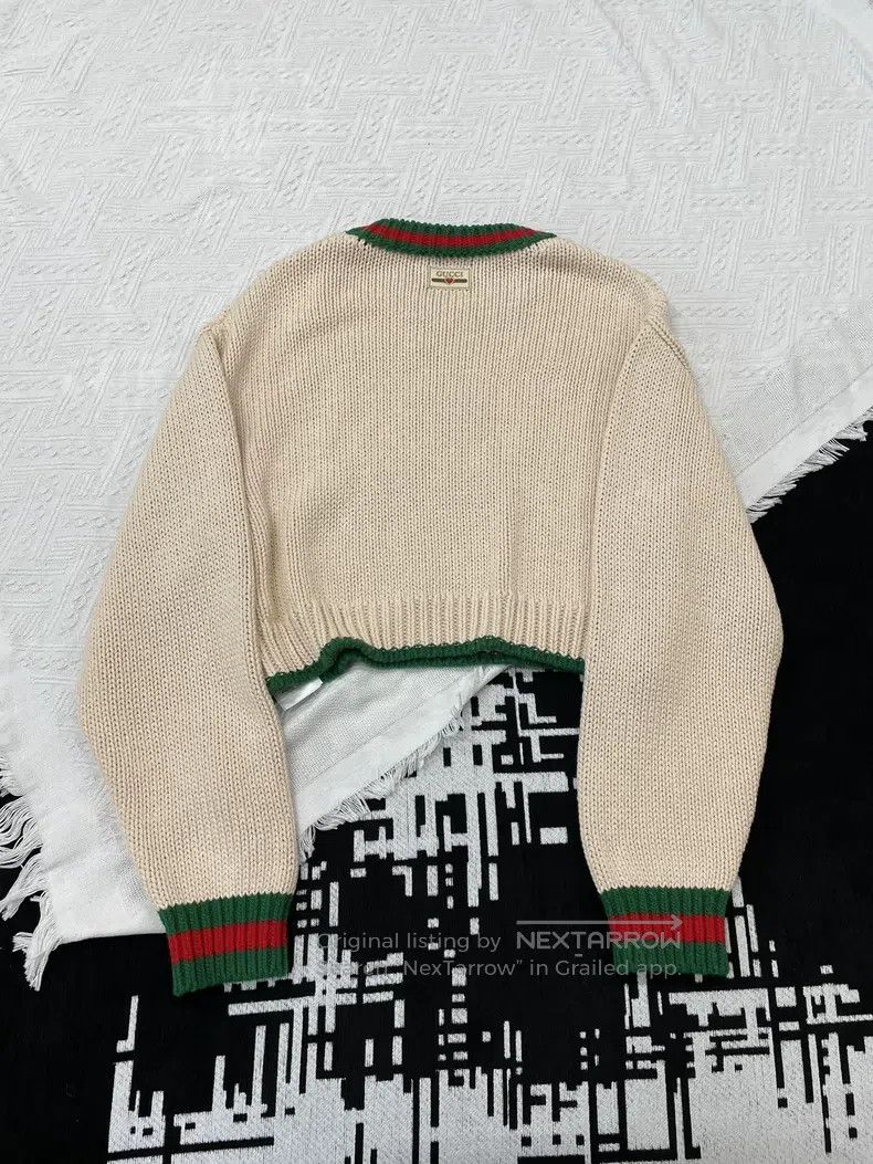 Gucci Gucci Valentine's Day Limited Love Letter Knitted Sweater Size L / US 10 / IT 46 - 4 Thumbnail