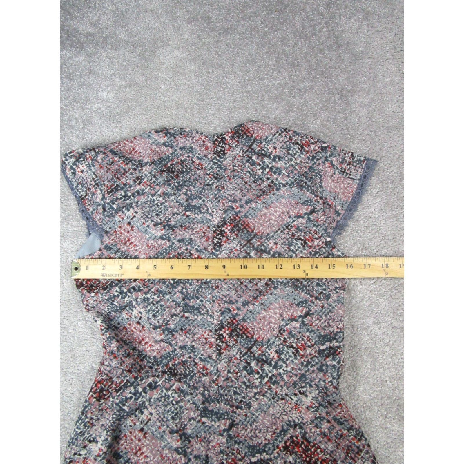Reiss Reiss Dress Blouson Womens 4 Pink Gray V-Neck Sleeveless Zip Party/Cocktail Short Spring/Summer Womens B. Size S / US 4 / IT 40 - 5 Thumbnail