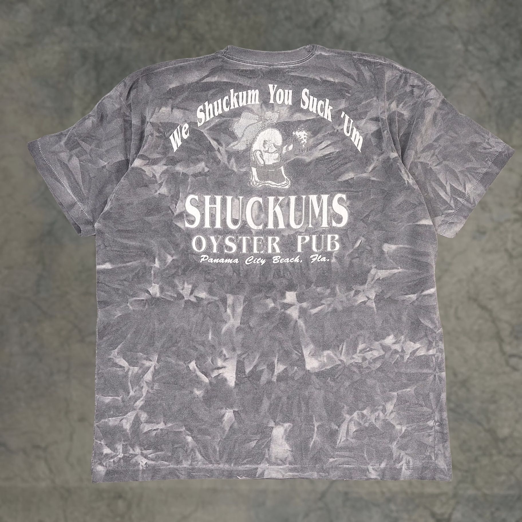 Vintage VINTAGE Oyster Shucking Panama City Florida T-Shirt Gray Short Sleeve Funny VTG 2XL Size US XXL / EU 58 / 5 - 1 Thumbnail