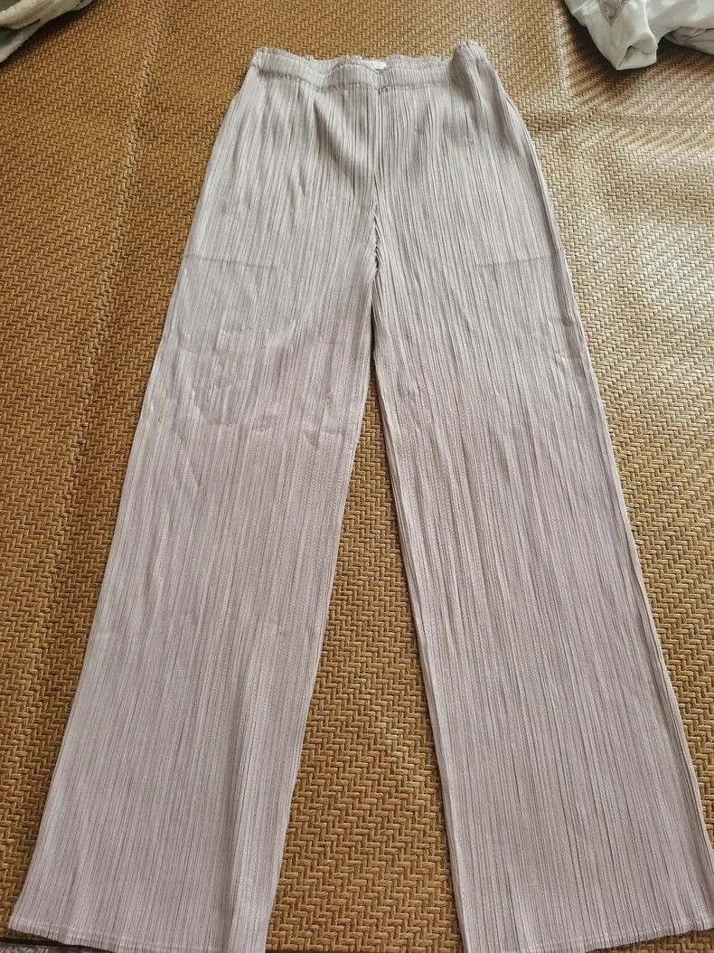 Issey Miyake Issey Miyake size:3 White pleated pants Size 42" / US 20 - 2 Thumbnail