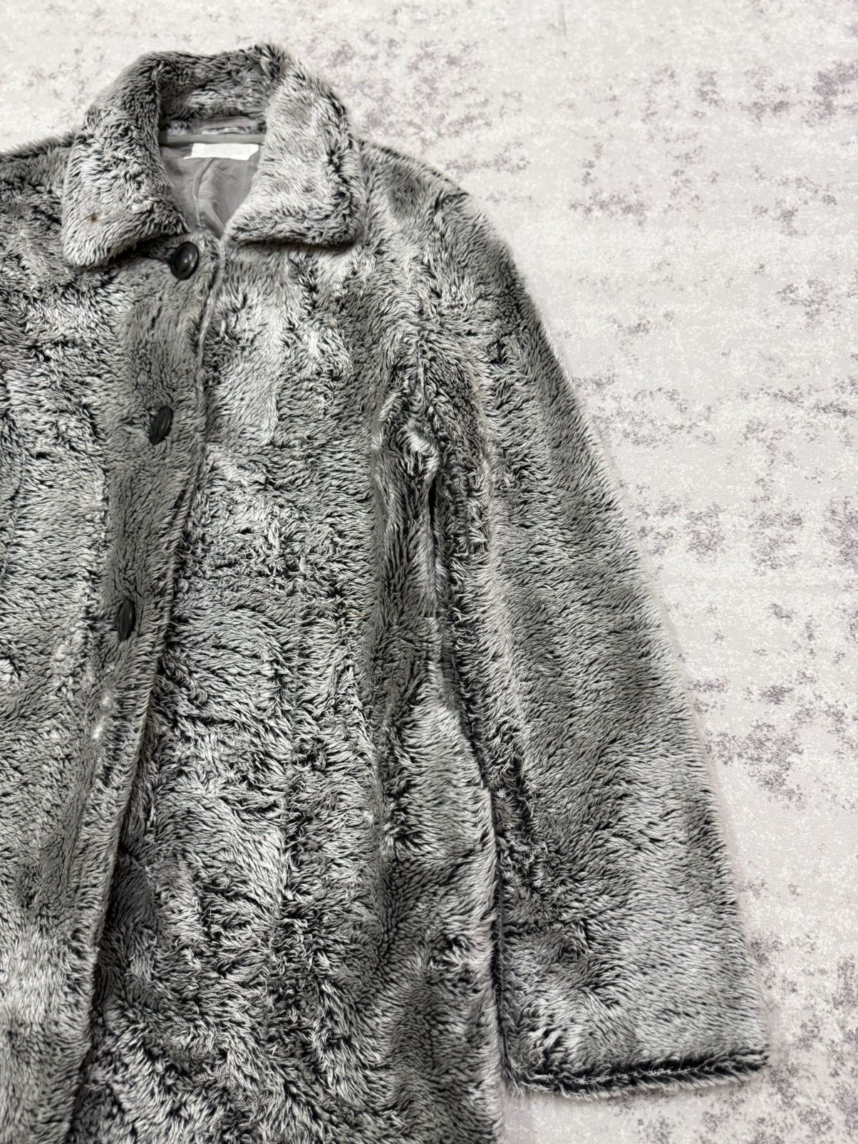 Japanese Brand PEYTON PLACE PPFM by FIVE FOX FAUX FUR LONG COAT JACKET Size S / US 4 / IT 40 - 5 Thumbnail
