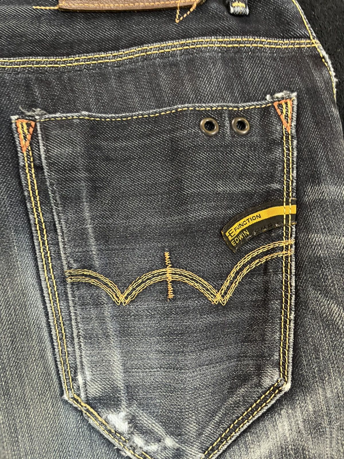 Beauty Beast × Edwin × Japanese Brand Vintage Edwin E-function Curve Leg Denim Size US 29 - 12 Thumbnail