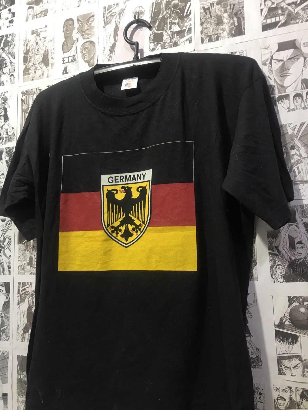 Vintage Vintage 80s 90s Germany Flag T-Shirt Size US XL / EU 56 / 4 - 2 Thumbnail