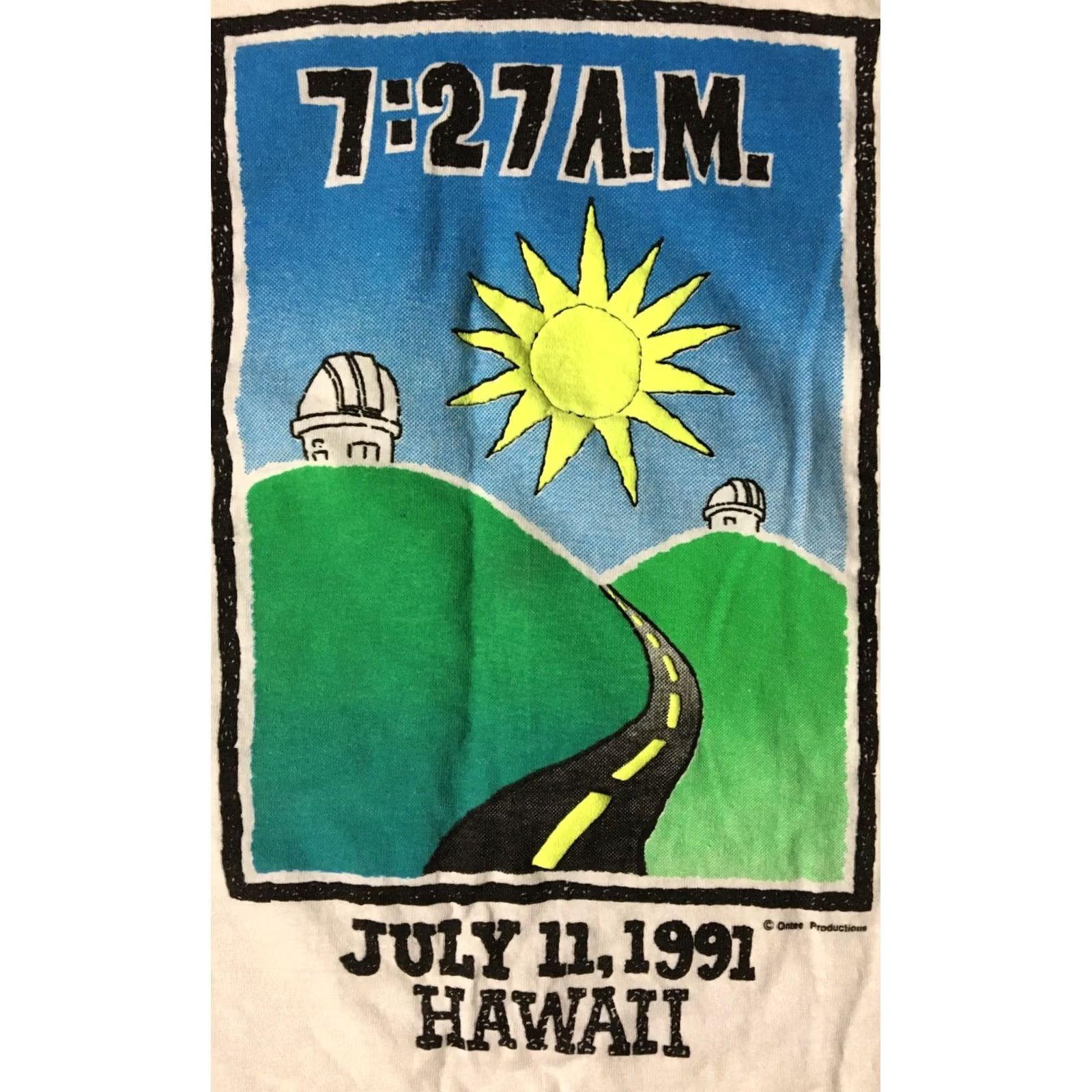 Vintage VINTAGE Hawaii Surf Shop Shirt XL USA Beach 90s Solar Eclipse Single Stitch White Mens T-Shirt Size US XL / EU 56 / 4 - 4 Thumbnail