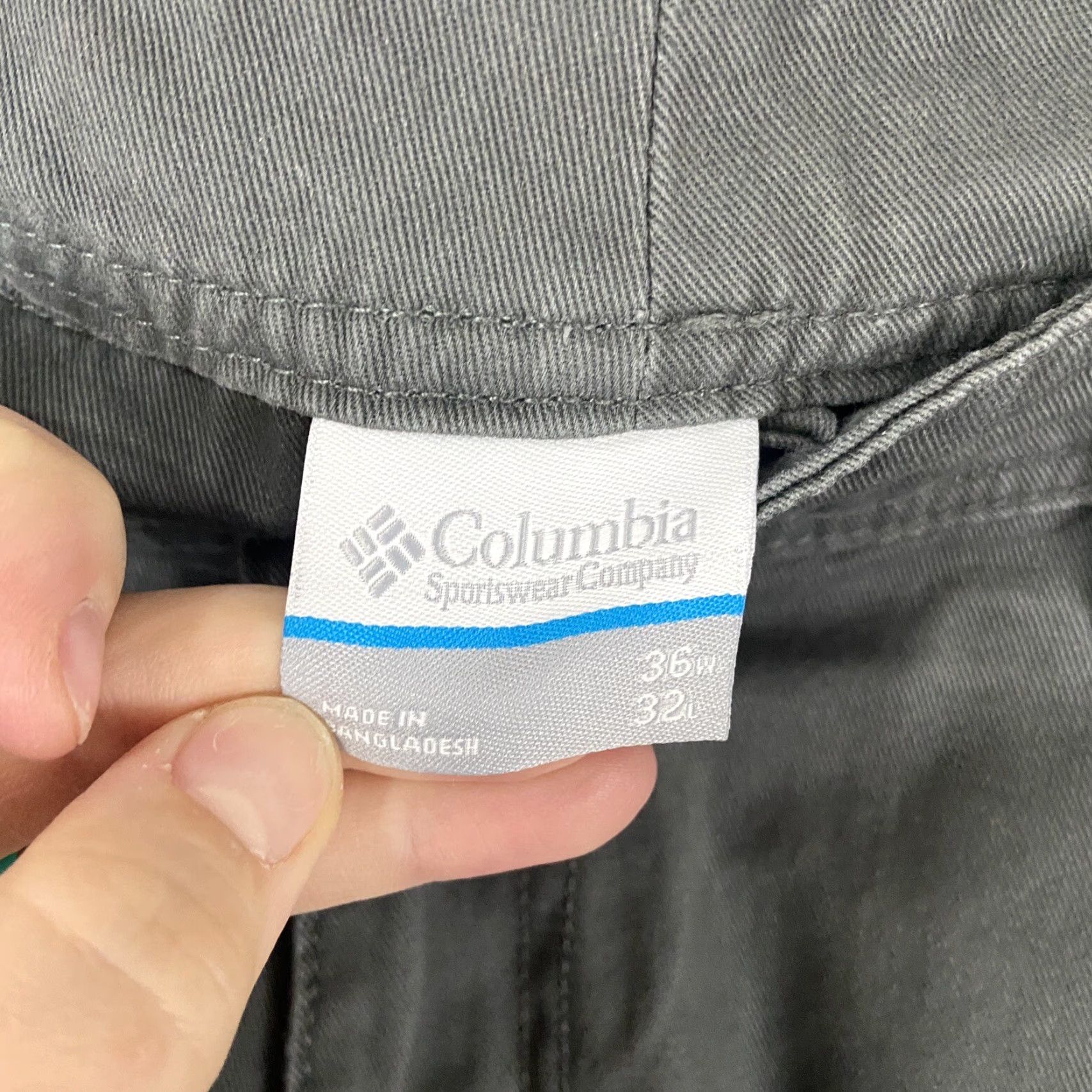 Vintage Columbia Pants Adult 36 Regular Gray Chino Mens Size US 36 / EU 52 - 5 Thumbnail