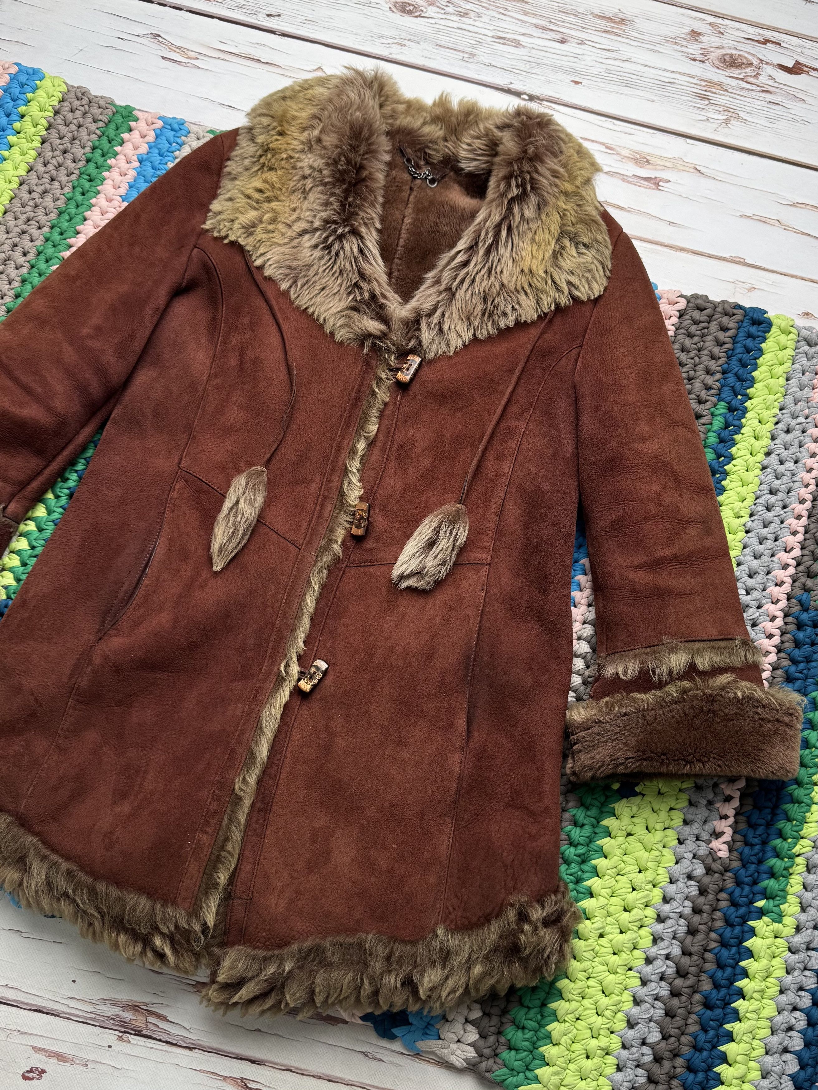 Vintage Vintage Real Sheepskin Coat (ET1)(D15) Size M / US 6-8 / IT 42-44 - 3 Thumbnail