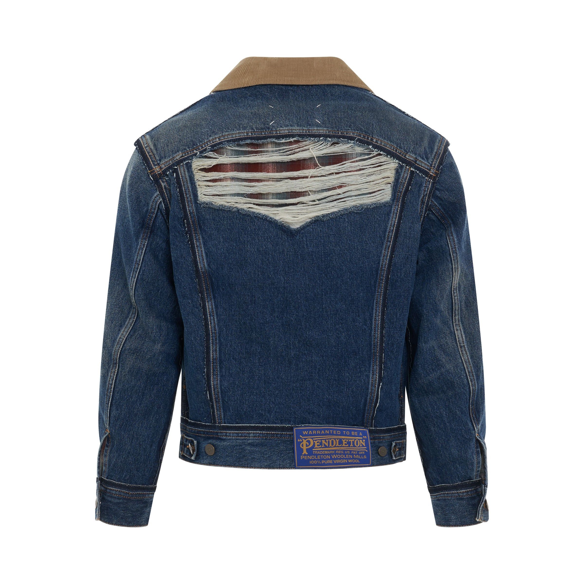 Maison Margiela o1mris0824 Denim Jacket in Indigo Size US M / EU 48-50 / 2 - 3 Thumbnail