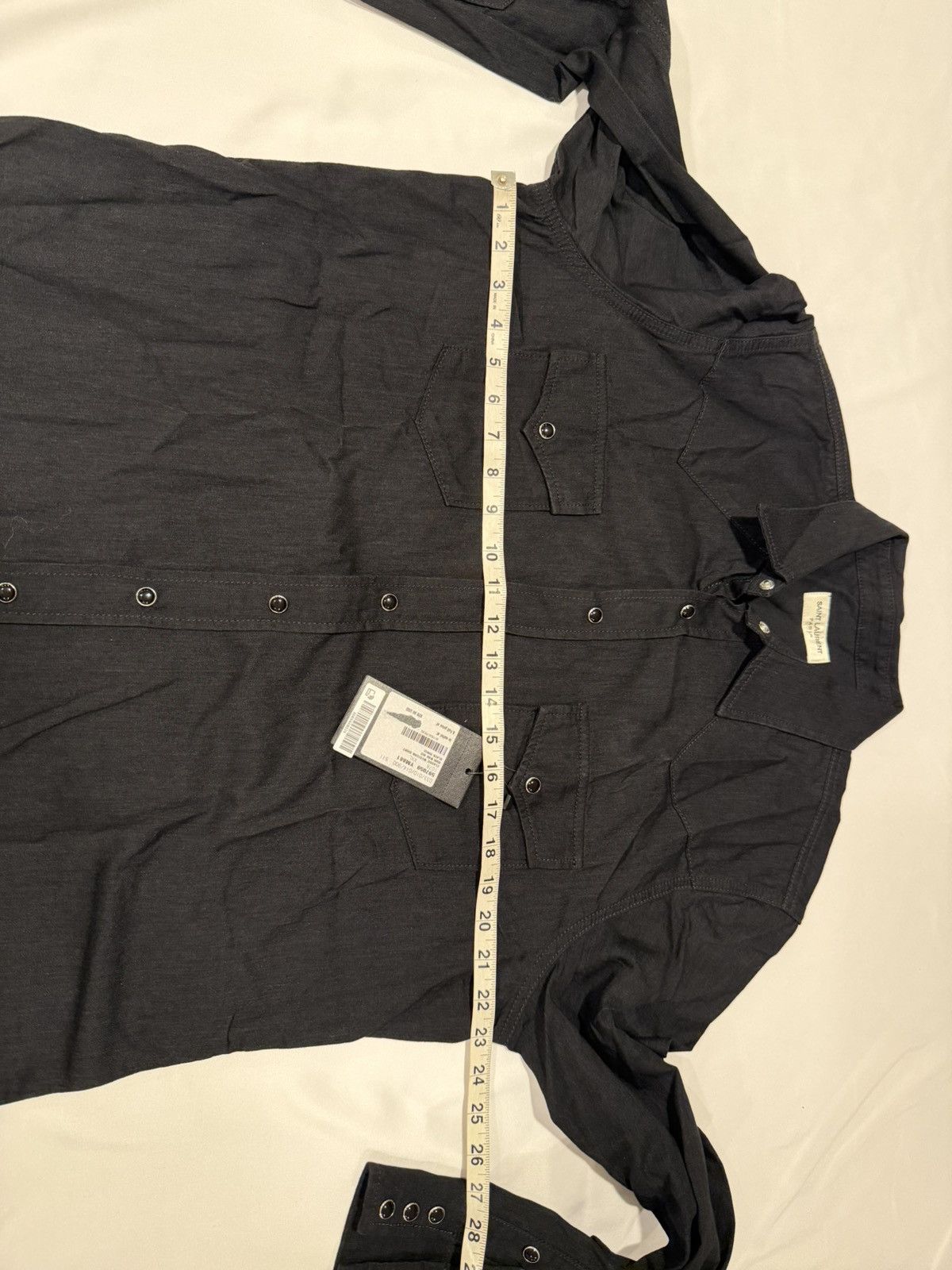 Saint Laurent Paris Saint laurent western denim shirt. XXL. $920 Size US XL / EU 56 / 4 - 6 Thumbnail