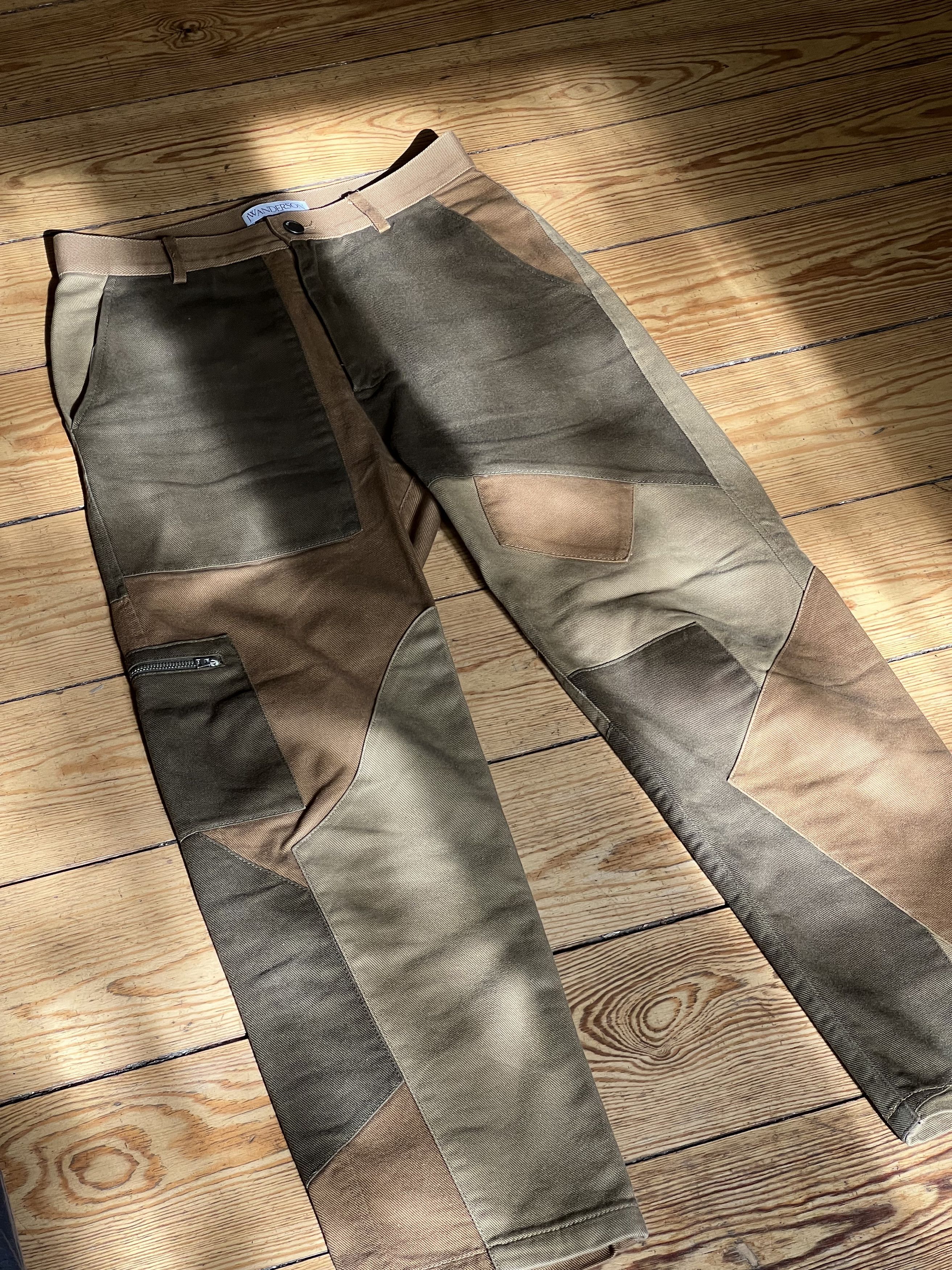 JW Anderson JW Anderson Patchwork Fatigue Trousers Size US 28 / EU 44 - 1 Thumbnail