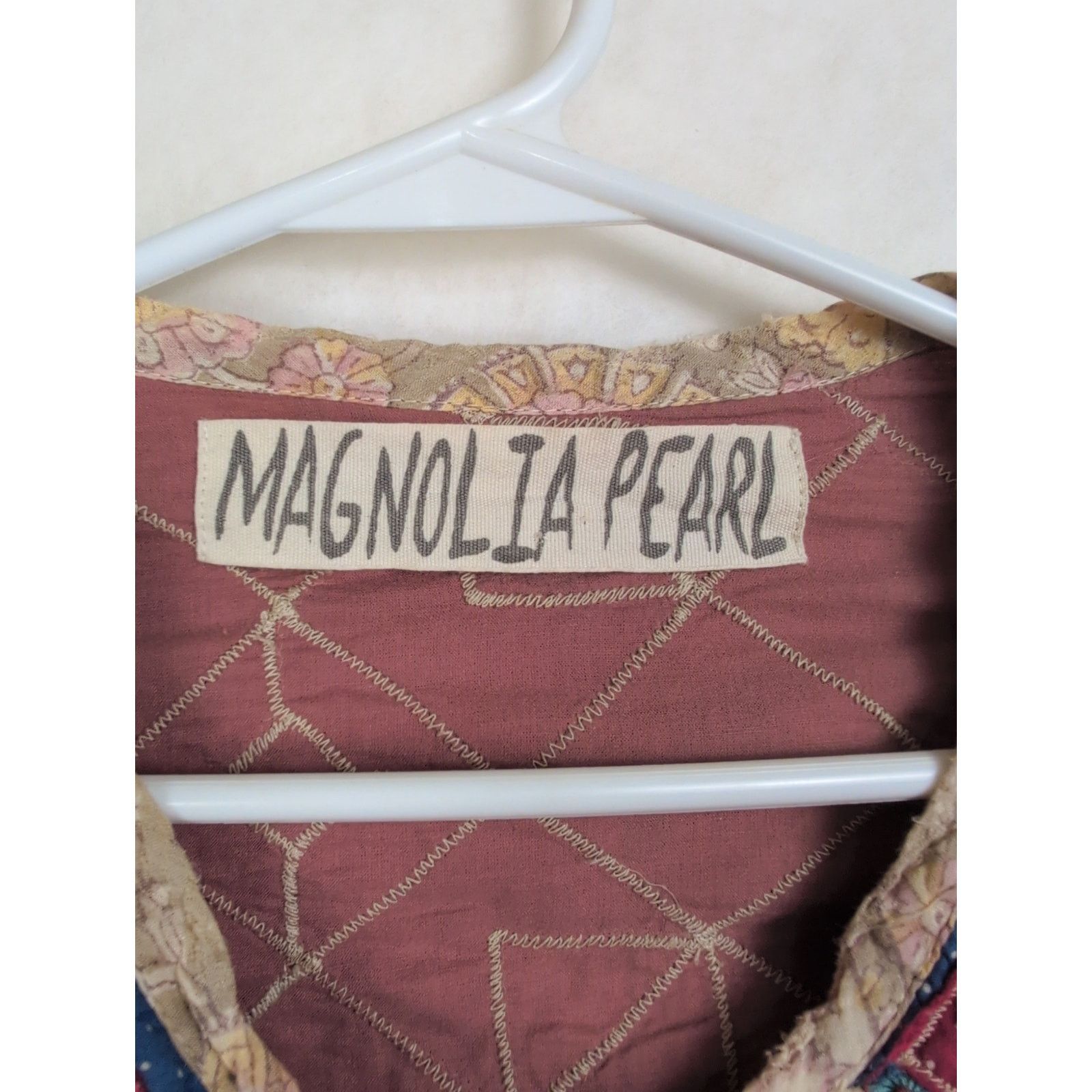 Magnolia Pearl Magnolia Pearl Luisa patchwork quilt jacket Cotton One Size Size ONE SIZE - 5 Thumbnail
