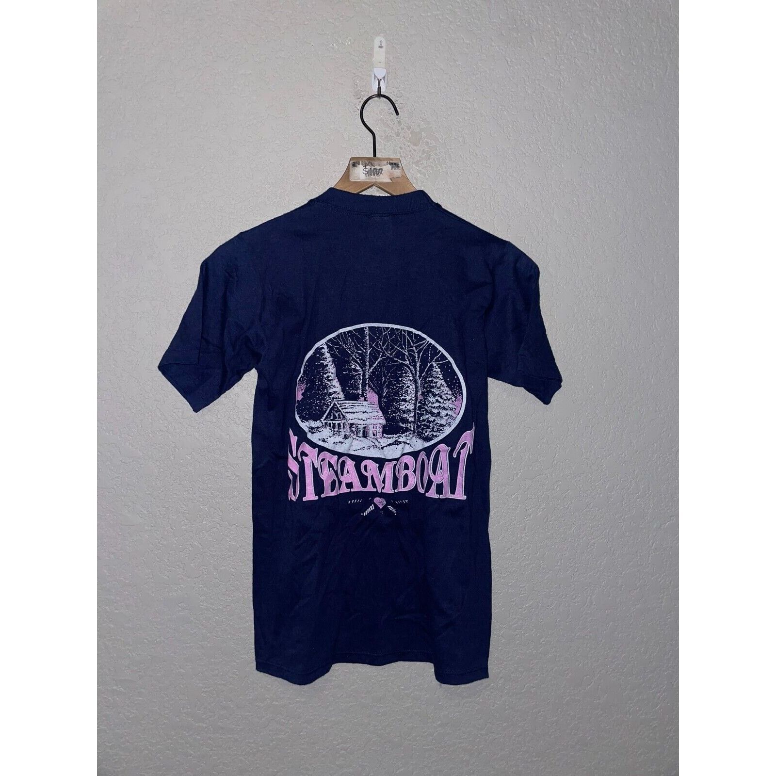 Jerzees Vintage Test Print Shirt Frisbie's Smile Shop Steamboat Tee Size US S / EU 44-46 / 1 - 1 Thumbnail