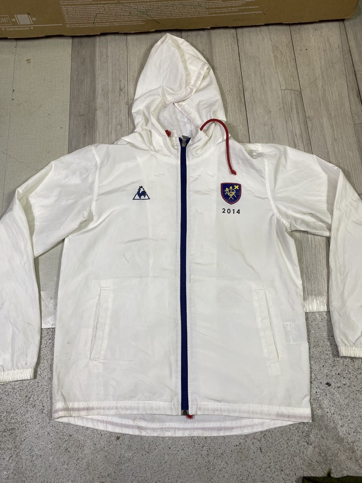 Le Coq Sportif Vintage le coq sportif weater windbreaker hoodie Size US L / EU 52-54 / 3 - 2 Thumbnail