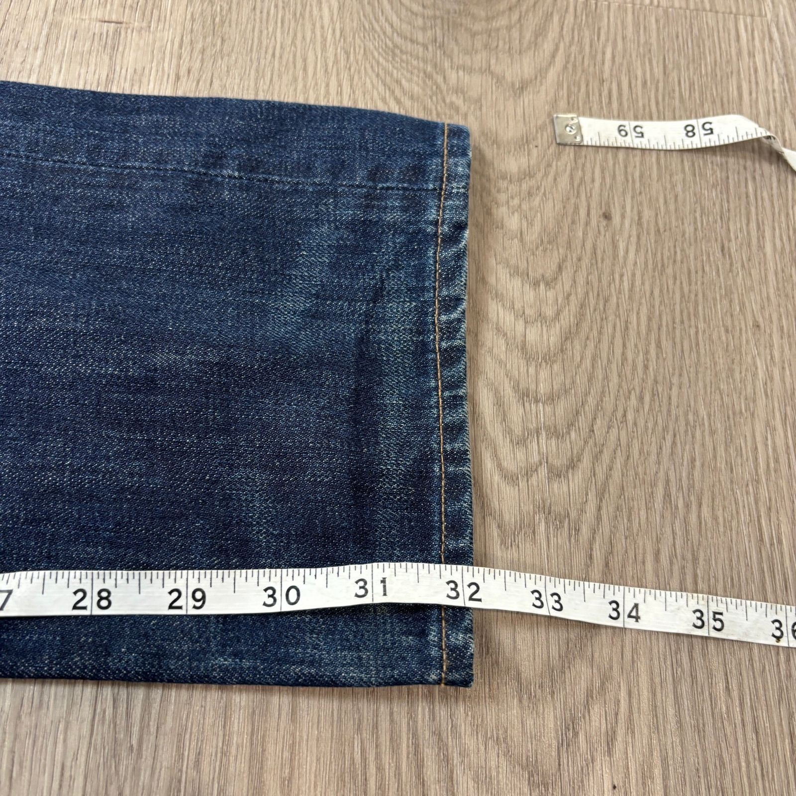 J.Crew J. Crew 770 Kaihara Denim Japanese Straight Leg Jeans 29x32 Size US 29 - 7 Thumbnail