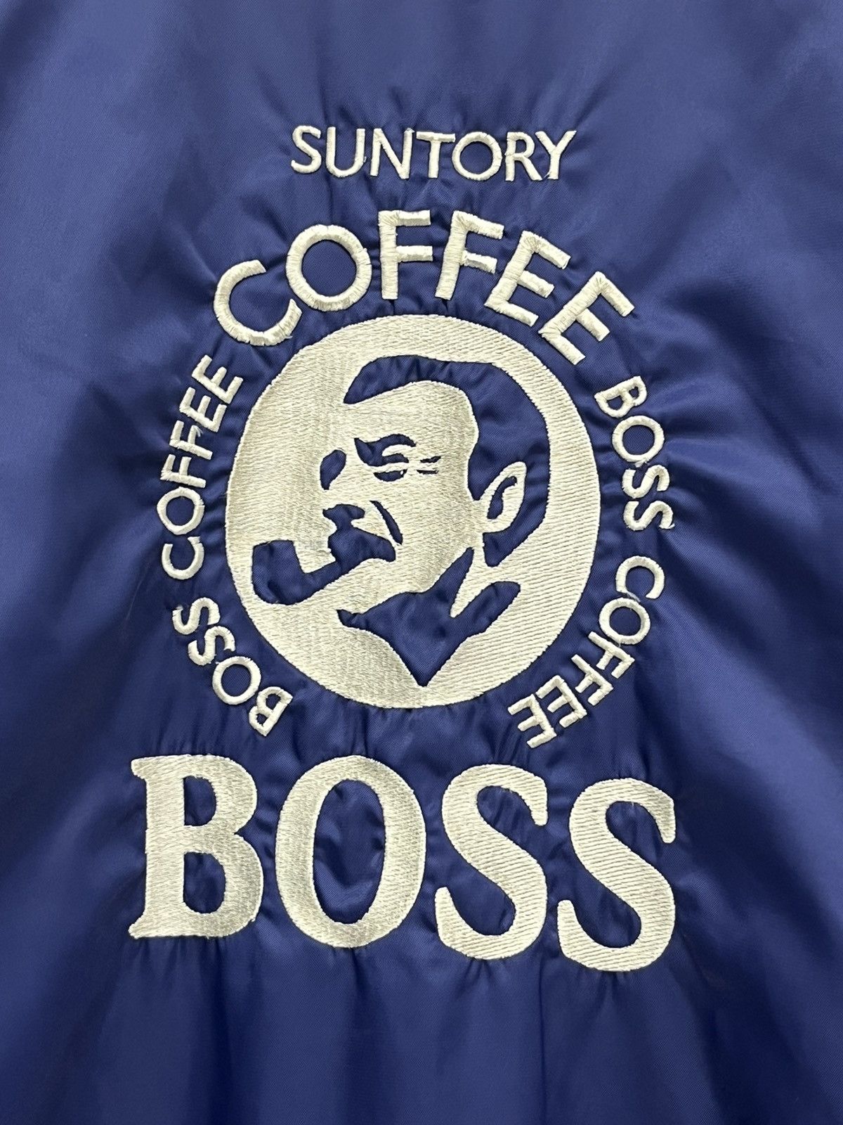 Vintage 💥Vintage SUNTORY BOSS COFFEE Japan MA-1 Bomber Jacket | Grailed