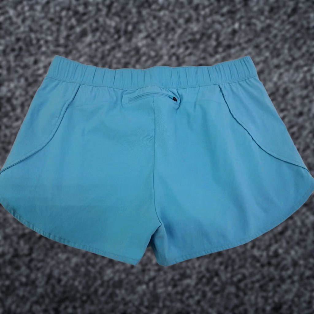 The North Face The North Face Womens Active Athletic Shorts Back Pckt Zip Lt Blue Large #7250 Size 36" / US 14 / IT 50 - 1 Thumbnail