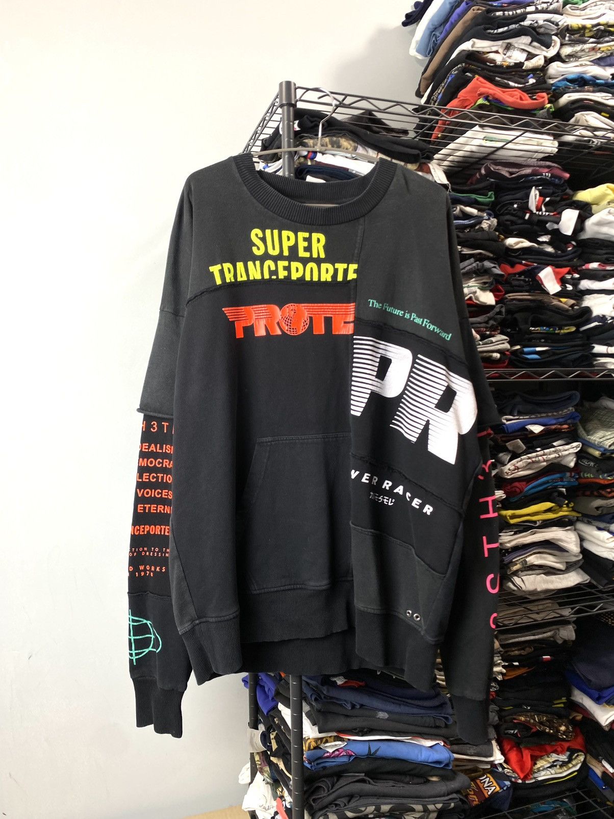 Diesel Rare! Patchwork Diesel Archive Sweatshirt Size US XL / EU 56 / 4 - 1 Thumbnail