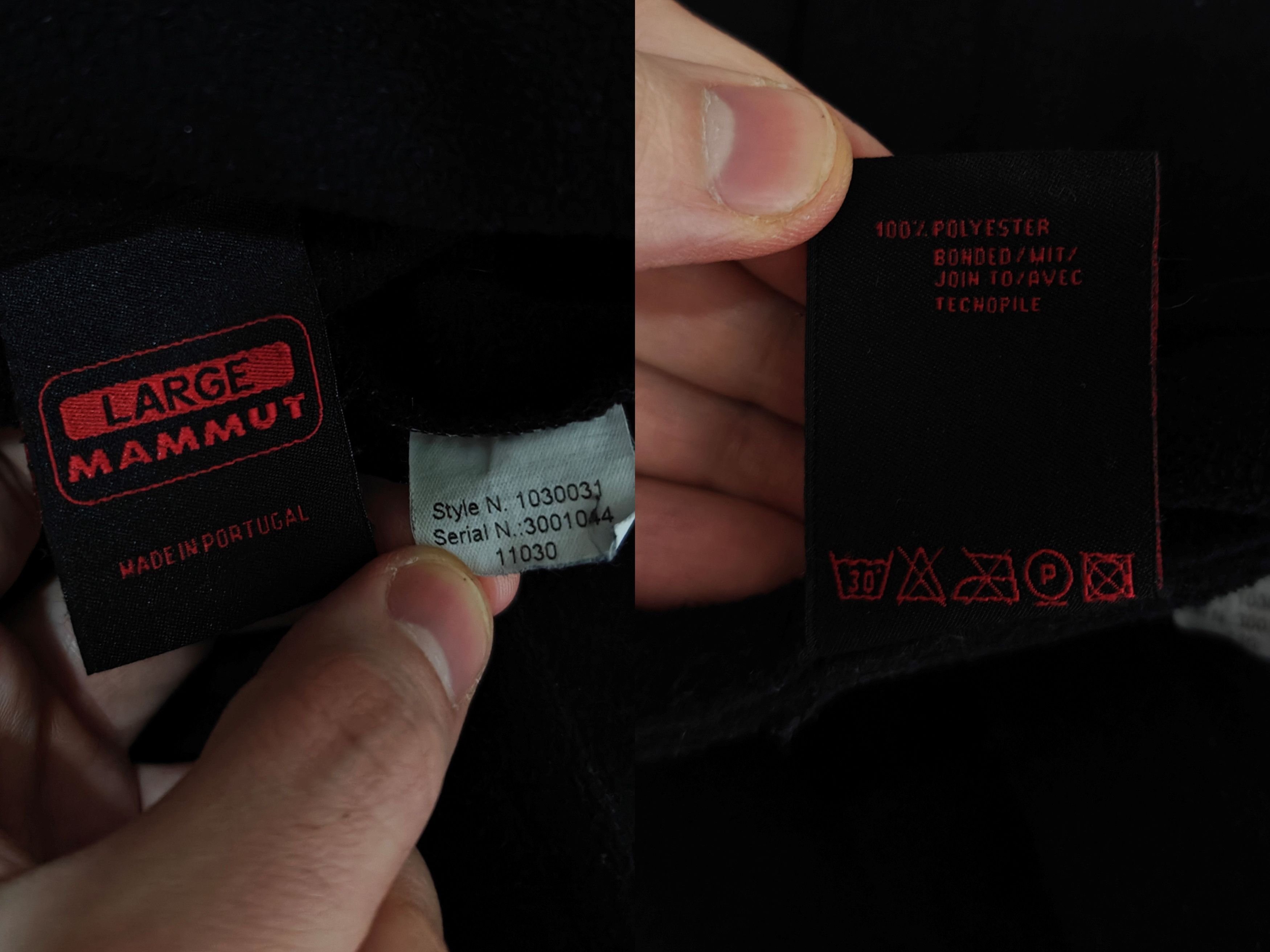 Mammut Mammut Fleece Pullover 1/4 Zip Tecnopile Outdoor size L Size US L / EU 52-54 / 3 - 12 Thumbnail