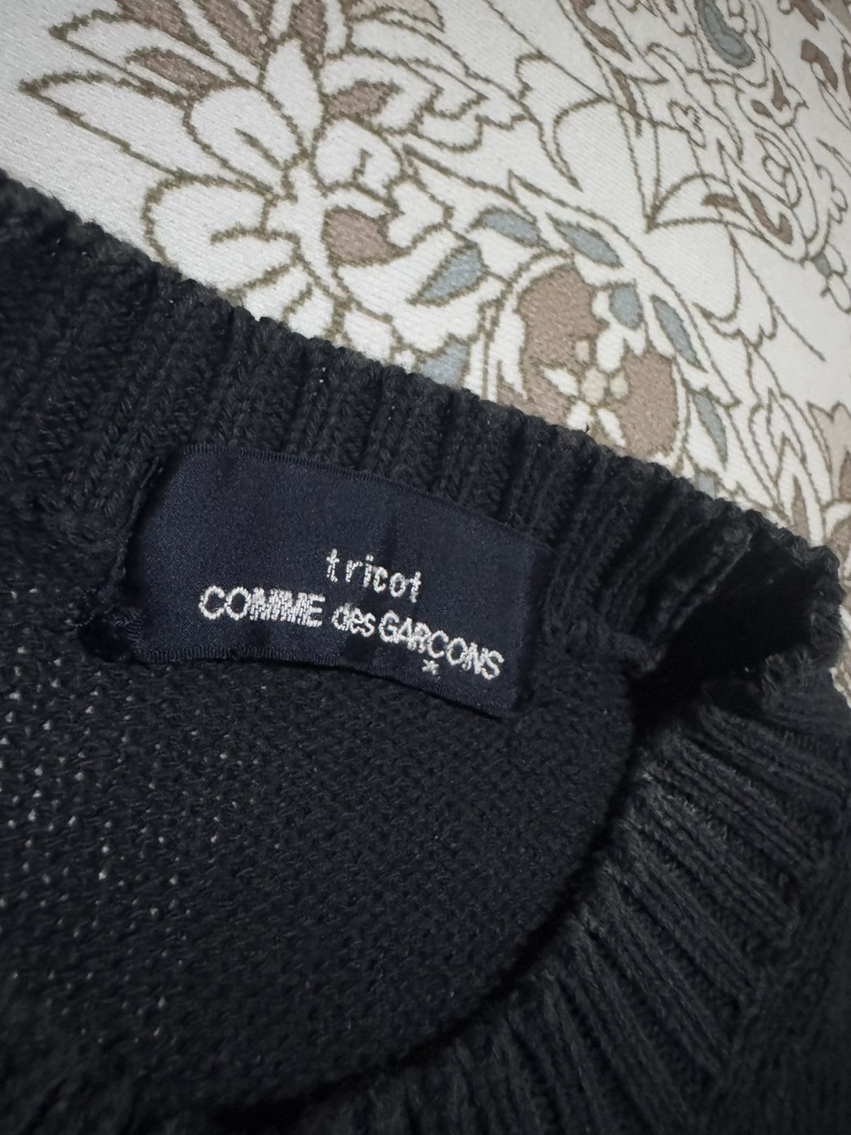 Comme des Garcons × Vintage AD98 Tricot CdG Black Shirt Size US S / EU 44-46 / 1 - 3 Thumbnail
