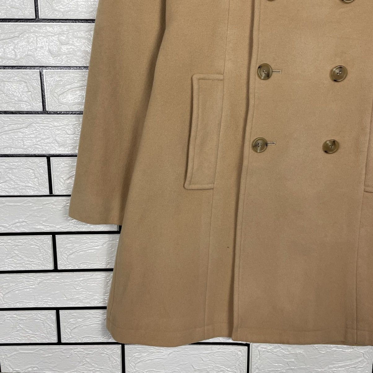 Japanese Brand Ined Double Breasted Fur Colar Coat Size M / US 6-8 / IT 42-44 - 3 Thumbnail