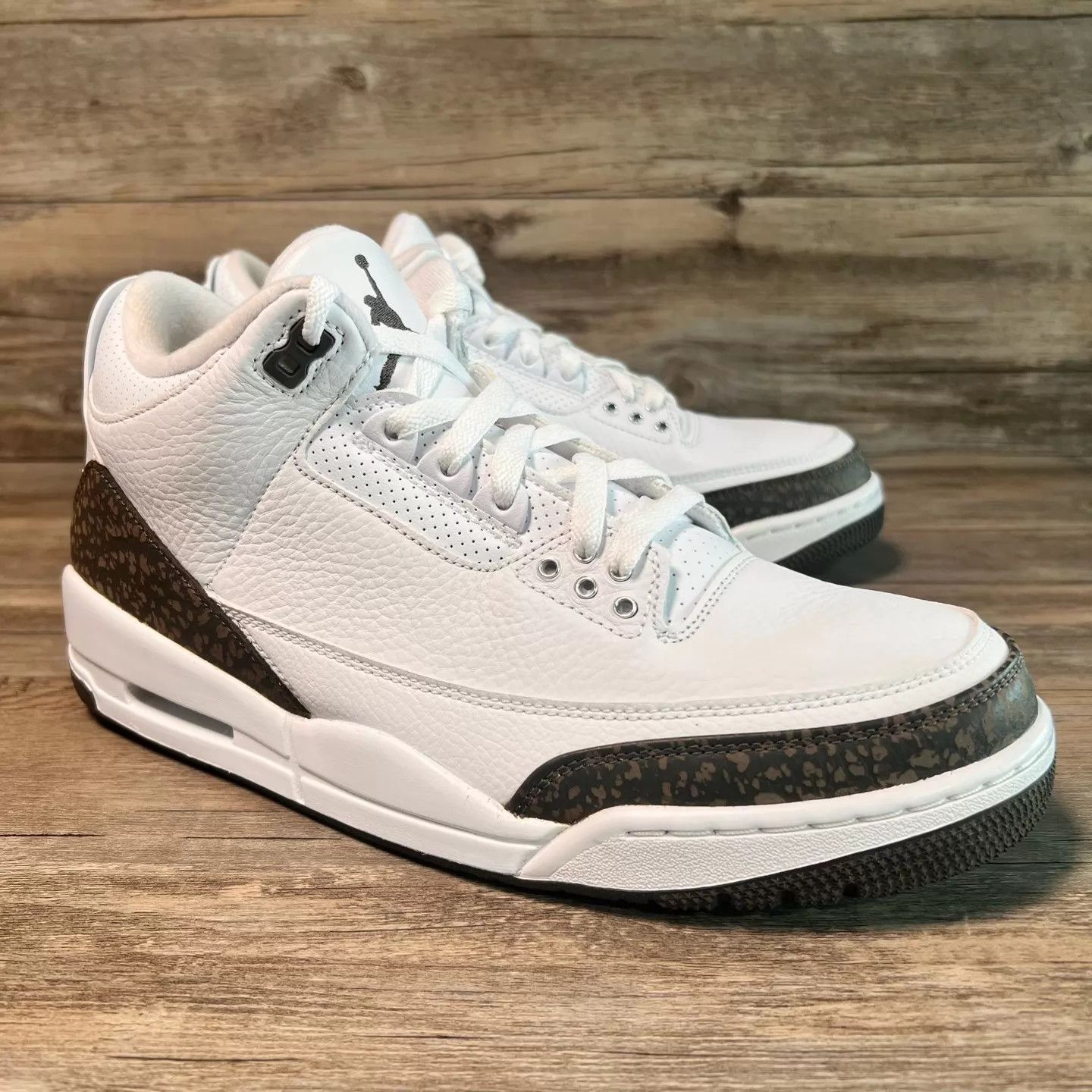 Nike Air Jordan 3 Mocha White Brown 45 Size US 11 / EU 44 - 2 Thumbnail