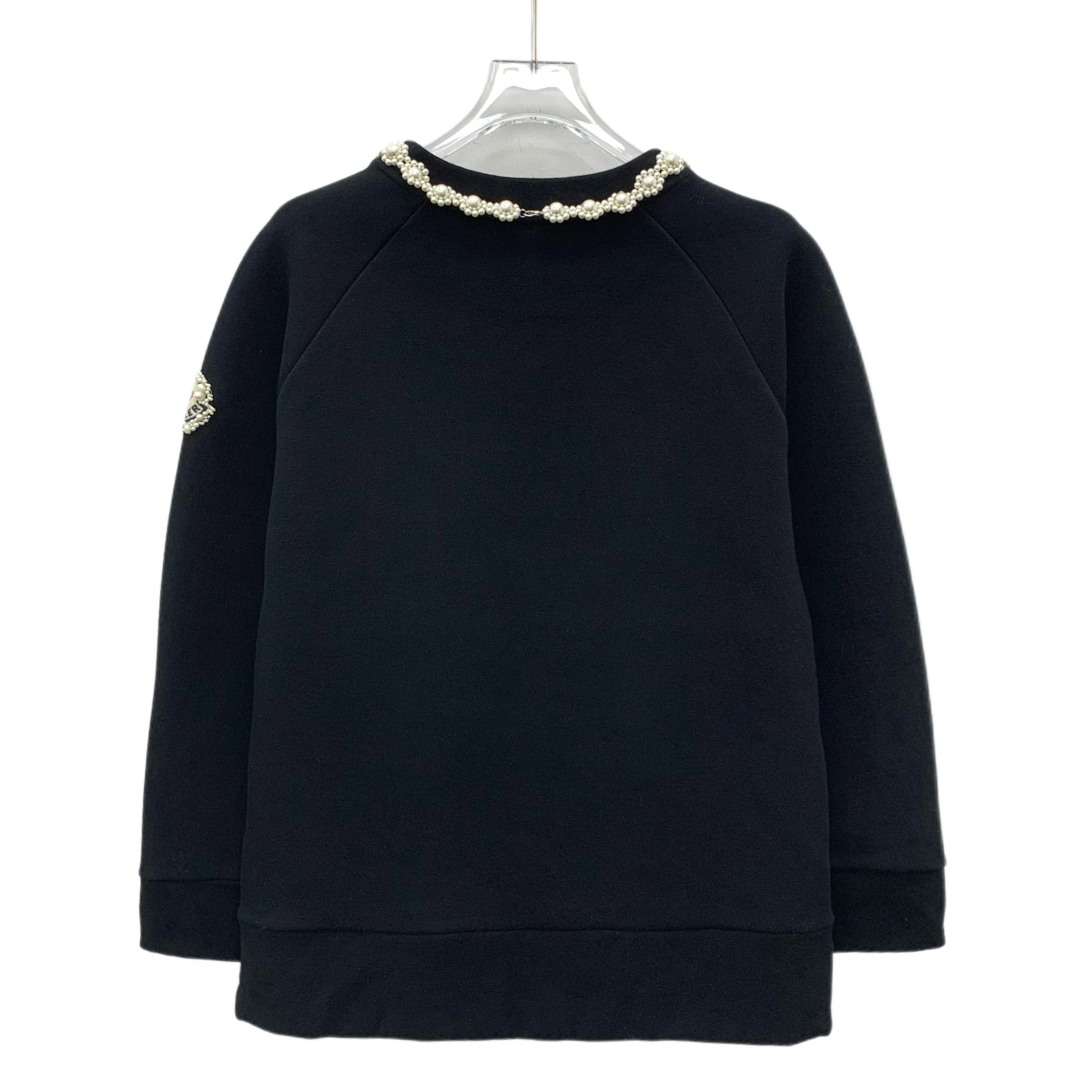 Moncler Moncler Logo Sweatshirt Black (L) Size L / US 10 / IT 46 - 2 Thumbnail