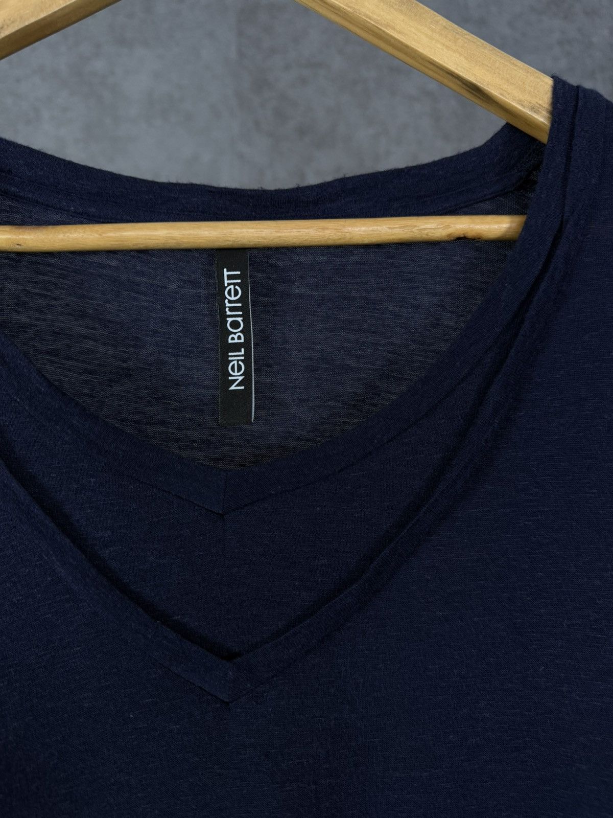 Neil Barrett Neil Barrett luxury designer double neck tee Size US L / EU 52-54 / 3 - 3 Thumbnail