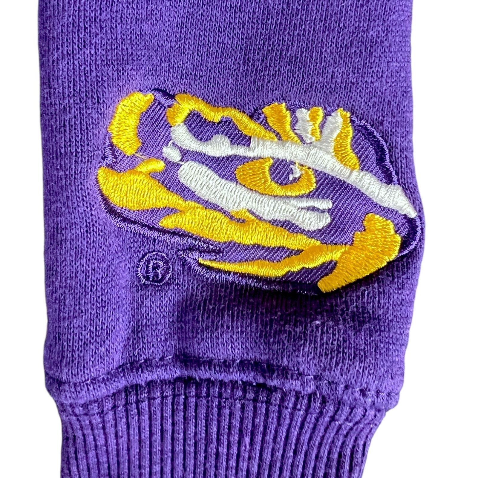 Colosseum Athletics LSU Louisiana State University Womens XL Crewneck Sweatshirt Size US XL / EU 56 / 4 - 4 Thumbnail