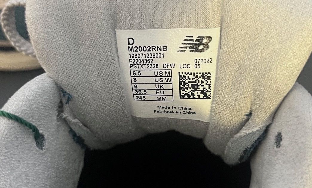 New Balance New Balance 2002R Dark Navy Size US 6.5 / EU 39-40 - 7 Thumbnail
