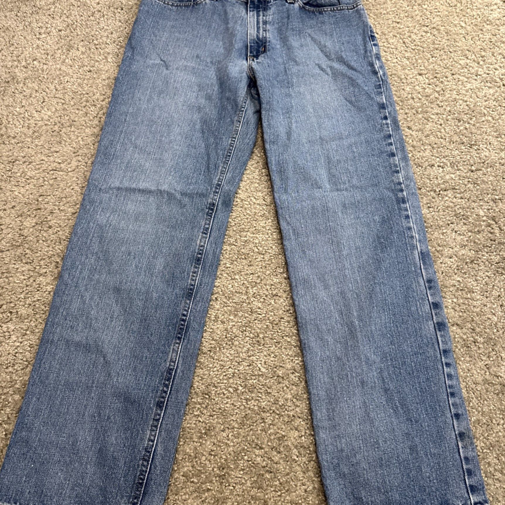 Ralph Lauren VINTAGE Ralph Lauren Polo Jeans Straight Leg 32x28 Denim Blue Jeans 90s Y2K Mens Jeans Size US XS / EU 42 / 0 - 3 Thumbnail