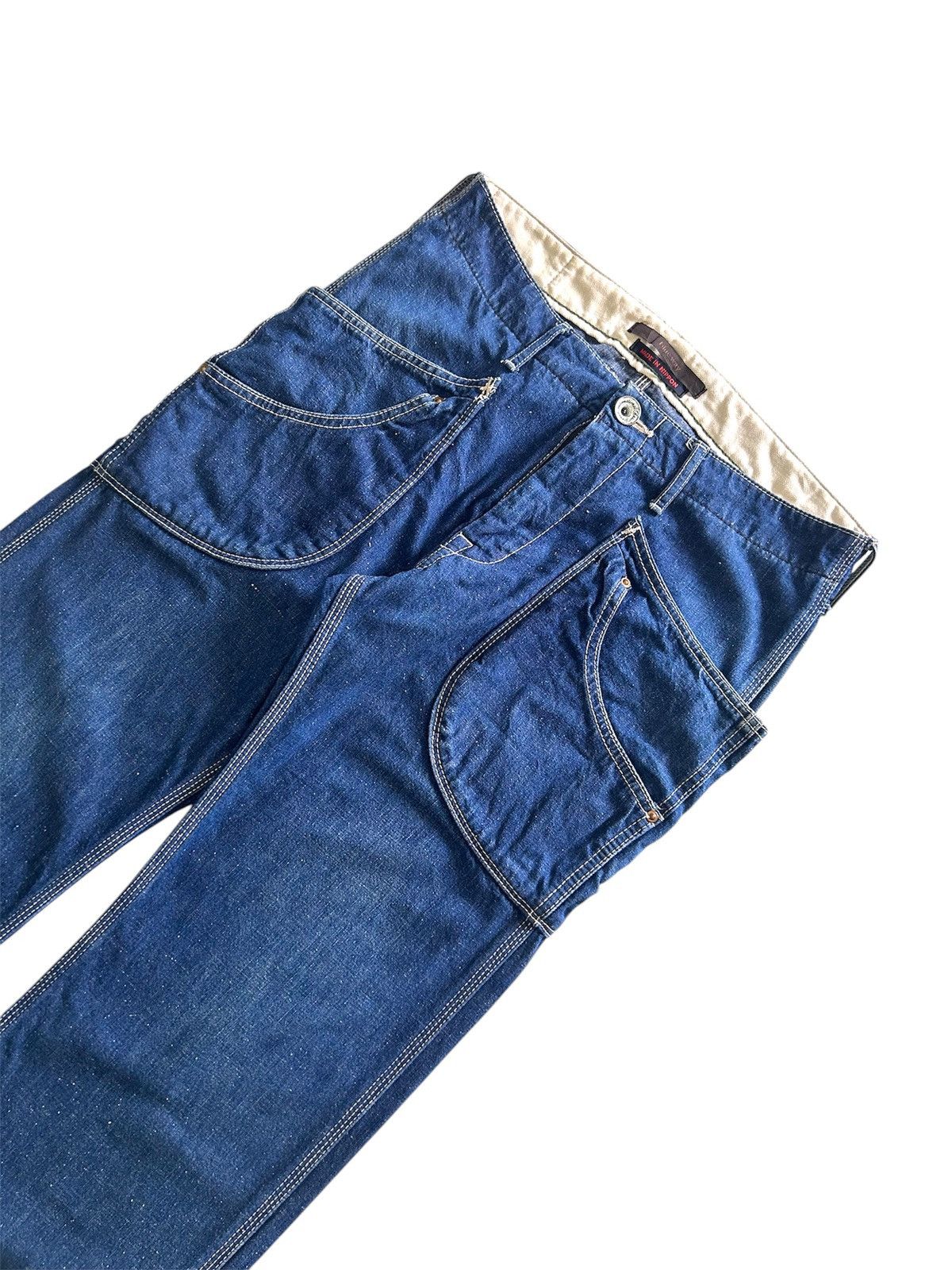 Japanese Brand × Vintage 💥 Vintage Japanese Denim Blue Way Nippon Classic Jeans Size US 32 / EU 48 - 3 Thumbnail